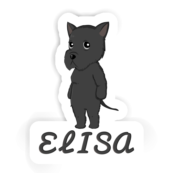 Elisa Sticker Giant Schnauzer Gift package Image