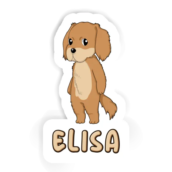 Hovawart Sticker Elisa Laptop Image