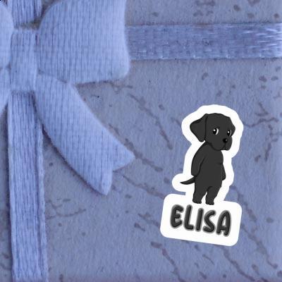 Autocollant Elisa Labrador Retriever Gift package Image