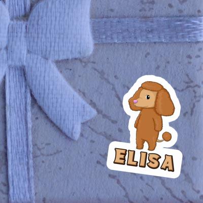 Sticker Elisa Poodle Laptop Image