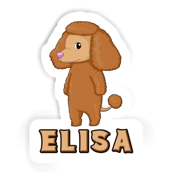 Sticker Elisa Poodle Gift package Image