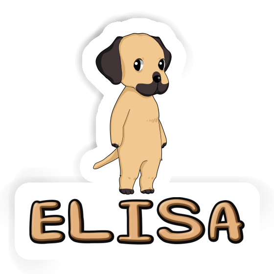 Sticker Elisa Rhodesian Ridgeback Notebook Image