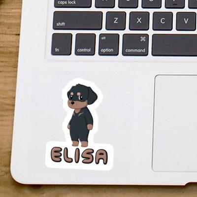 Elisa Aufkleber Rottweiler Gift package Image