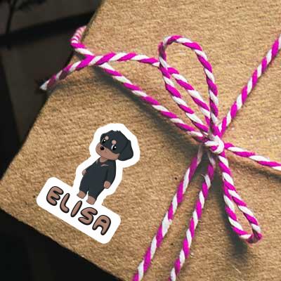 Sticker Elisa Rottweiler Laptop Image