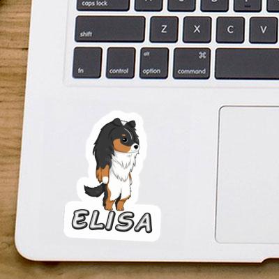 Sticker Sheepdog Elisa Laptop Image