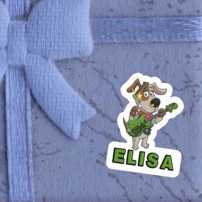 Autocollant Elisa Guitariste Gift package Image