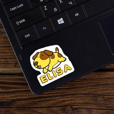 Sticker Elisa Dog Notebook Image