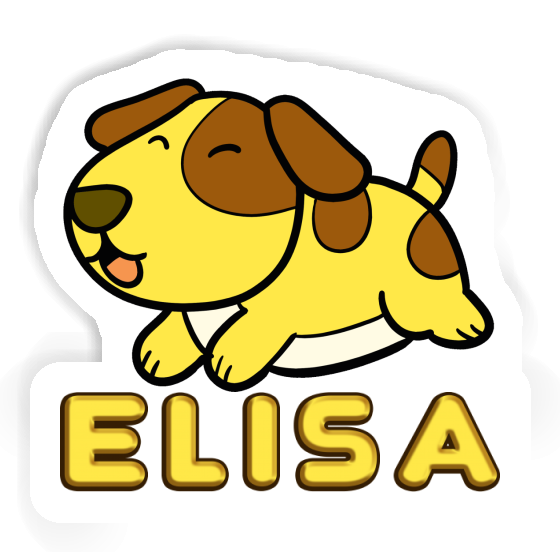 Aufkleber Hund Elisa Image