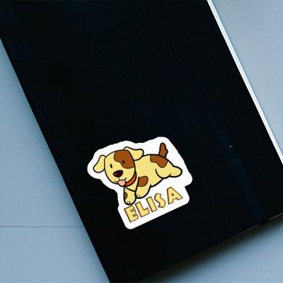 Dog Sticker Elisa Notebook Image