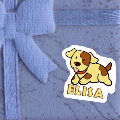 Dog Sticker Elisa Notebook Image