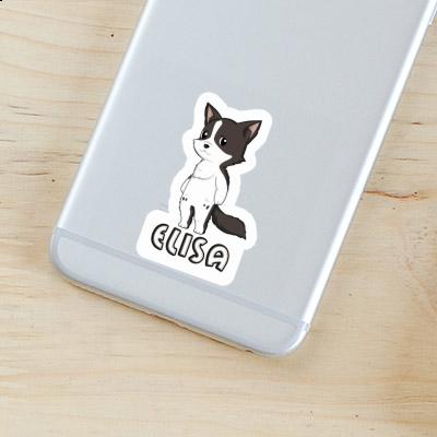 Sticker Border Collie Elisa Laptop Image