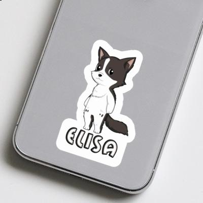 Sticker Border Collie Elisa Laptop Image