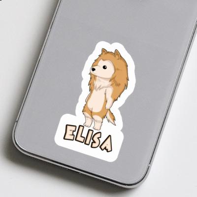 Elisa Sticker Collie Image