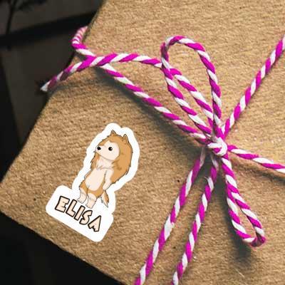 Aufkleber Elisa Collie Gift package Image