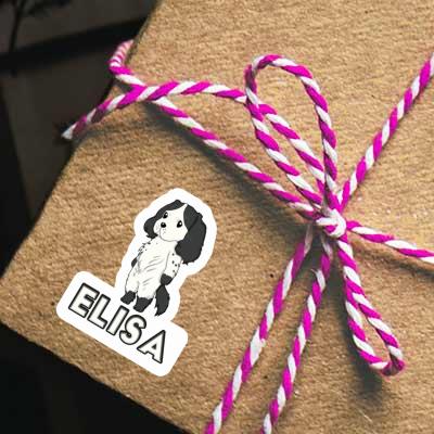 Sticker Spaniel Elisa Notebook Image