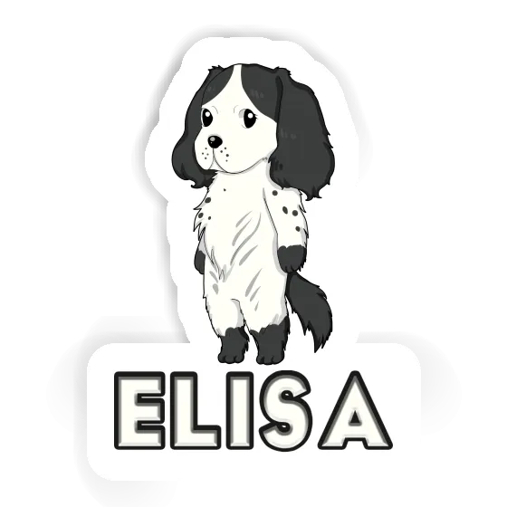 Sticker Elisa Spaniel Gift package Image