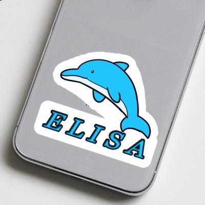 Elisa Sticker Delphin Notebook Image