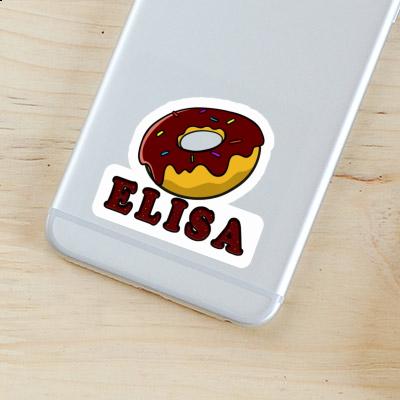 Elisa Sticker Doughnut Image