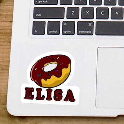 Elisa Sticker Doughnut Image