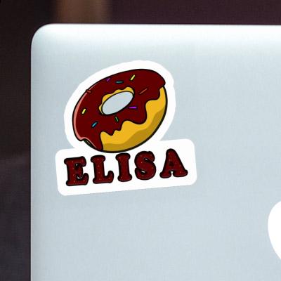 Elisa Autocollant Beignet Laptop Image