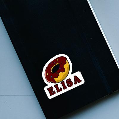 Elisa Sticker Doughnut Image