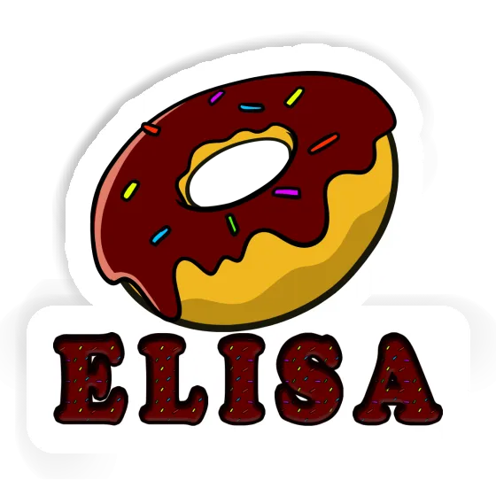 Elisa Sticker Doughnut Notebook Image