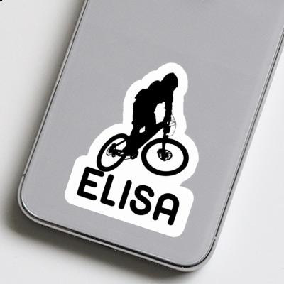 Elisa Aufkleber Downhiller Laptop Image