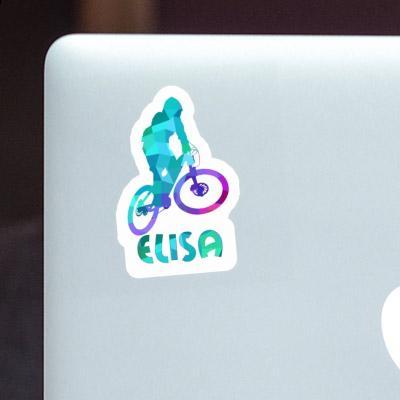 Sticker Elisa Downhiller Notebook Image