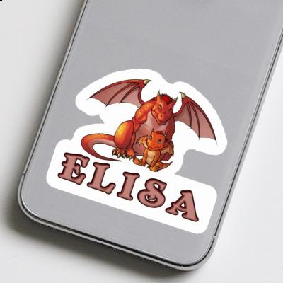 Drache Sticker Elisa Image