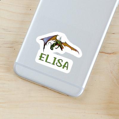 Sticker Drache Elisa Notebook Image