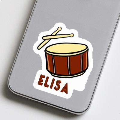 Sticker Trommel Elisa Notebook Image