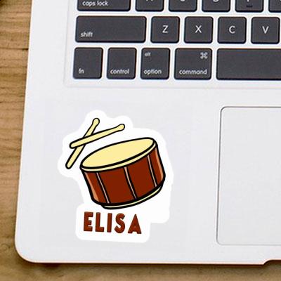 Sticker Trommel Elisa Laptop Image