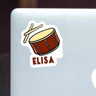 Sticker Trommel Elisa Laptop Image