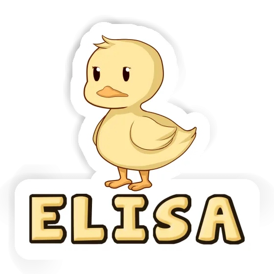 Ente Aufkleber Elisa Image