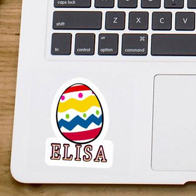 Sticker Elisa Easter Egg Laptop Image