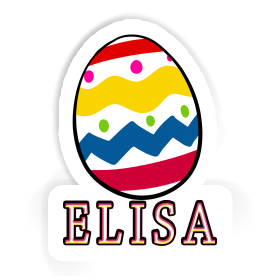 Sticker Elisa Easter Egg Notebook Image