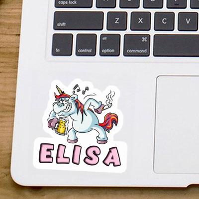 Party Unicorn Sticker Elisa Image