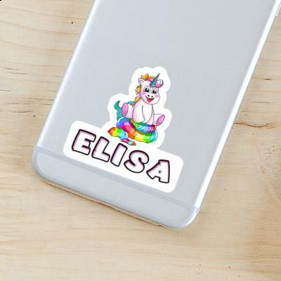 Elisa Sticker Baby-Unicorn Notebook Image