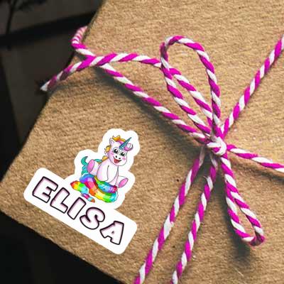 Elisa Sticker Baby-Unicorn Notebook Image