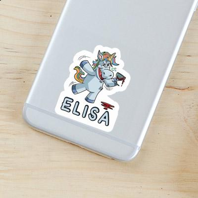 Elisa Sticker Unicorn Image