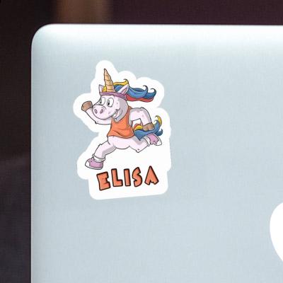 Sticker Elisa Runner Notebook Image