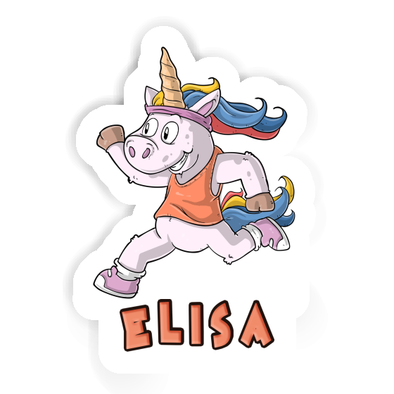 Sticker Elisa Runner Laptop Image