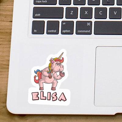 Sticker Smoker Elisa Laptop Image