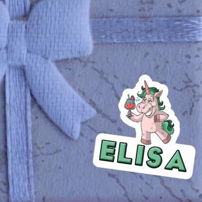 Autocollant Licorne festive Elisa Gift package Image