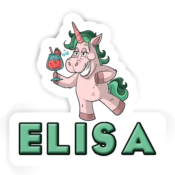 Party Unicorn Sticker Elisa Image