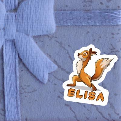 Elisa Sticker Yoga Squirrel Gift package Image