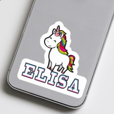 Autocollant Licorne Elisa Notebook Image