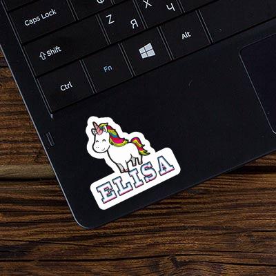 Elisa Sticker Unicorn Image