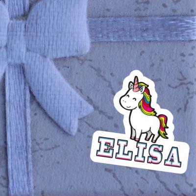 Autocollant Licorne Elisa Notebook Image