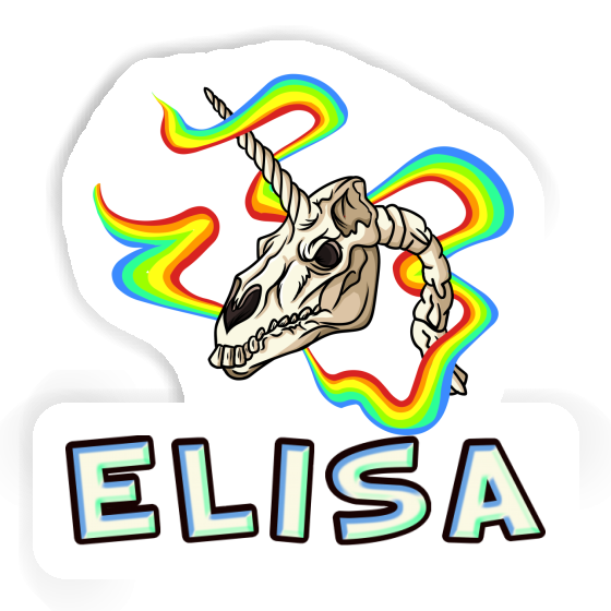 Elisa Sticker Skull Notebook Image